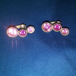 1960's Sarah Coventry rhinestone clip on earrings